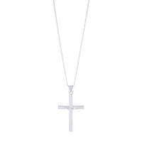 Sterling Silver Crucifix Cross Necklace Necklaces Bevilles 
