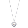 Rose 'Mum' Glass Locket Sterling Silver Necklace Necklaces Bevilles 