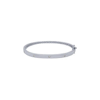 Bangle with Cubic Zirconia in Sterling Silver Bangles Bevilles 
