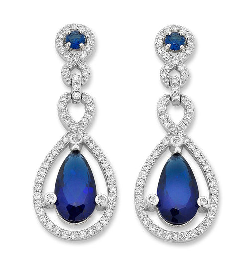 Sterling Silver Teardrop Earrings Earrings Bevilles 