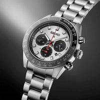 Seiko Prospex Speedtimer Solar Chrono Silver Face Case Band SSC911P Watches Seiko 