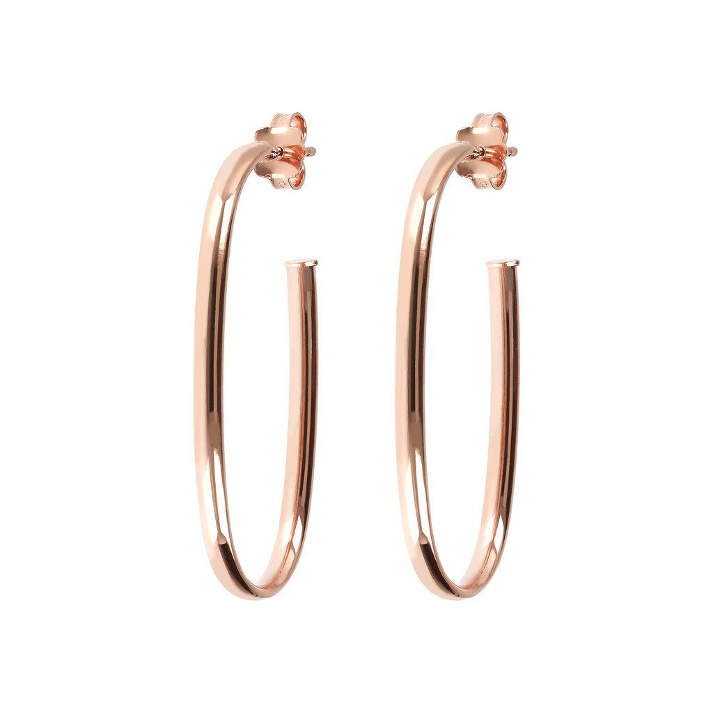 Bronzallure Semioval Earrings Earrings Bronzallure 