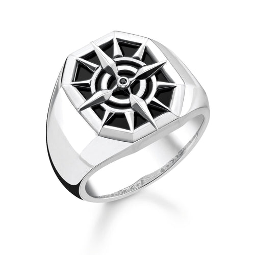Thomas Sabo Ring Compass Black Rings Thomas Sabo 