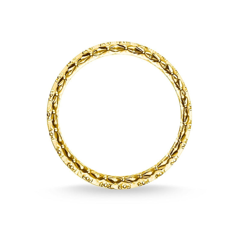 Thomas Sabo Ring Leaves Crown Gold Rings Thomas Sabo 