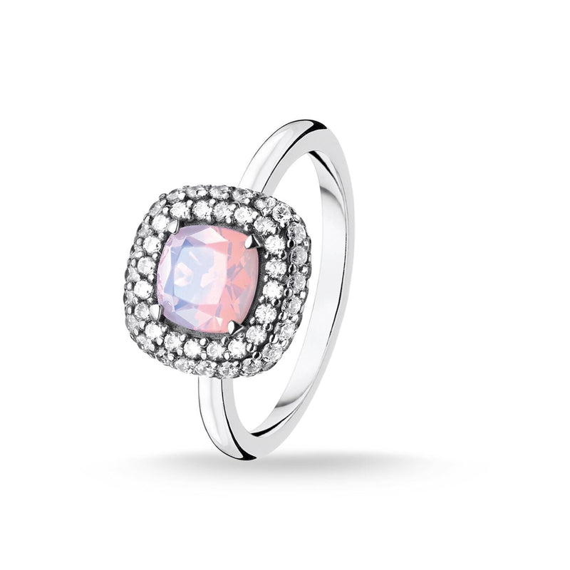 Thomas Sabo Ring Shimmering Pink Opal Colour Effect Rings Thomas Sabo 
