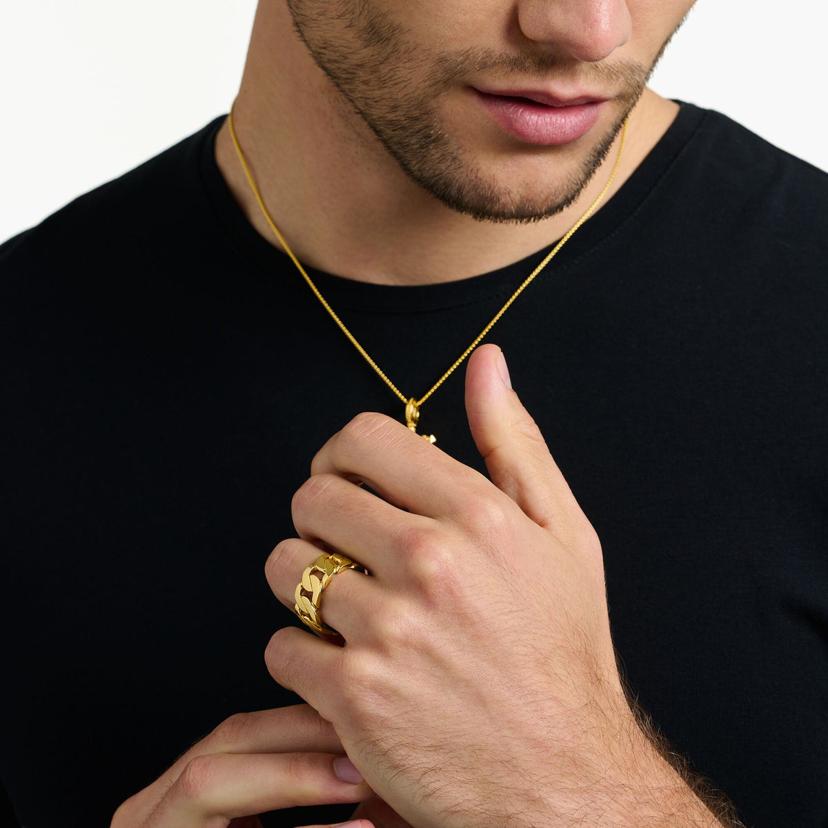 THOMAS SABO Ring links gold Ring Thomas Sabo 