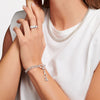 Thomas Sabo Band Ring White Stones Silver Ring Thomas Sabo 
