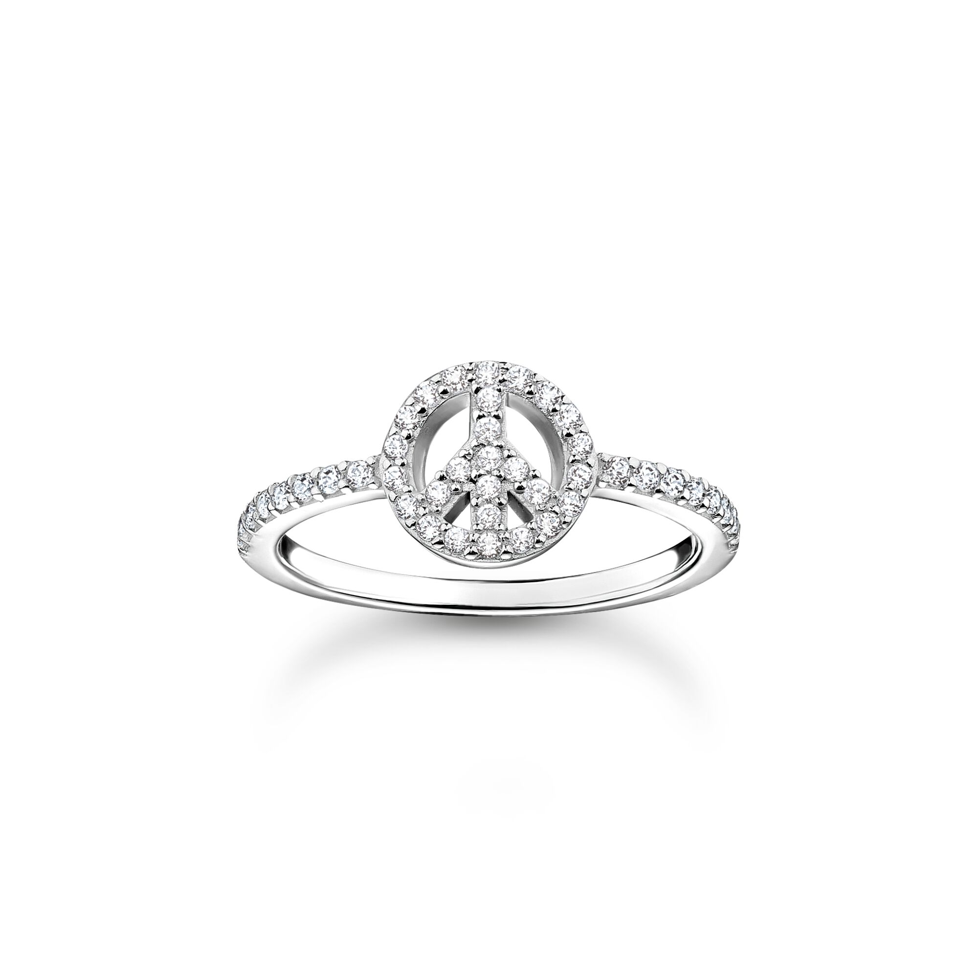 Thomas Sabo Ring Peace With Stones Silver Ring Thomas Sabo 