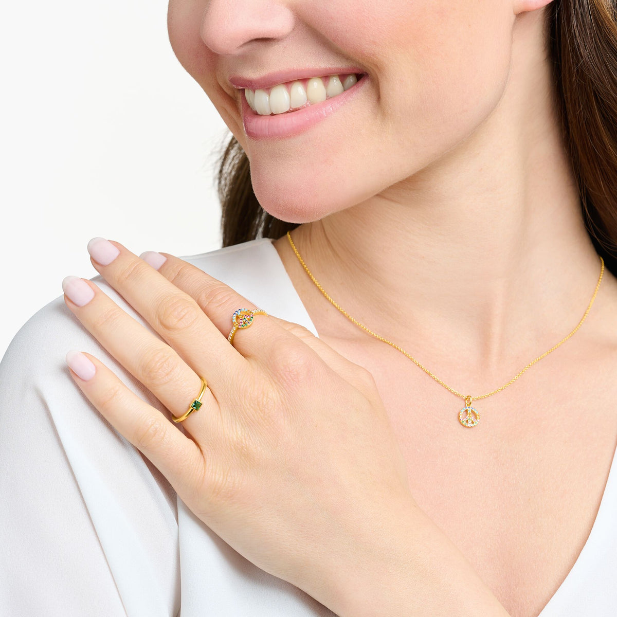 THOMAS SABO Ring links gold Rings Thomas Sabo 