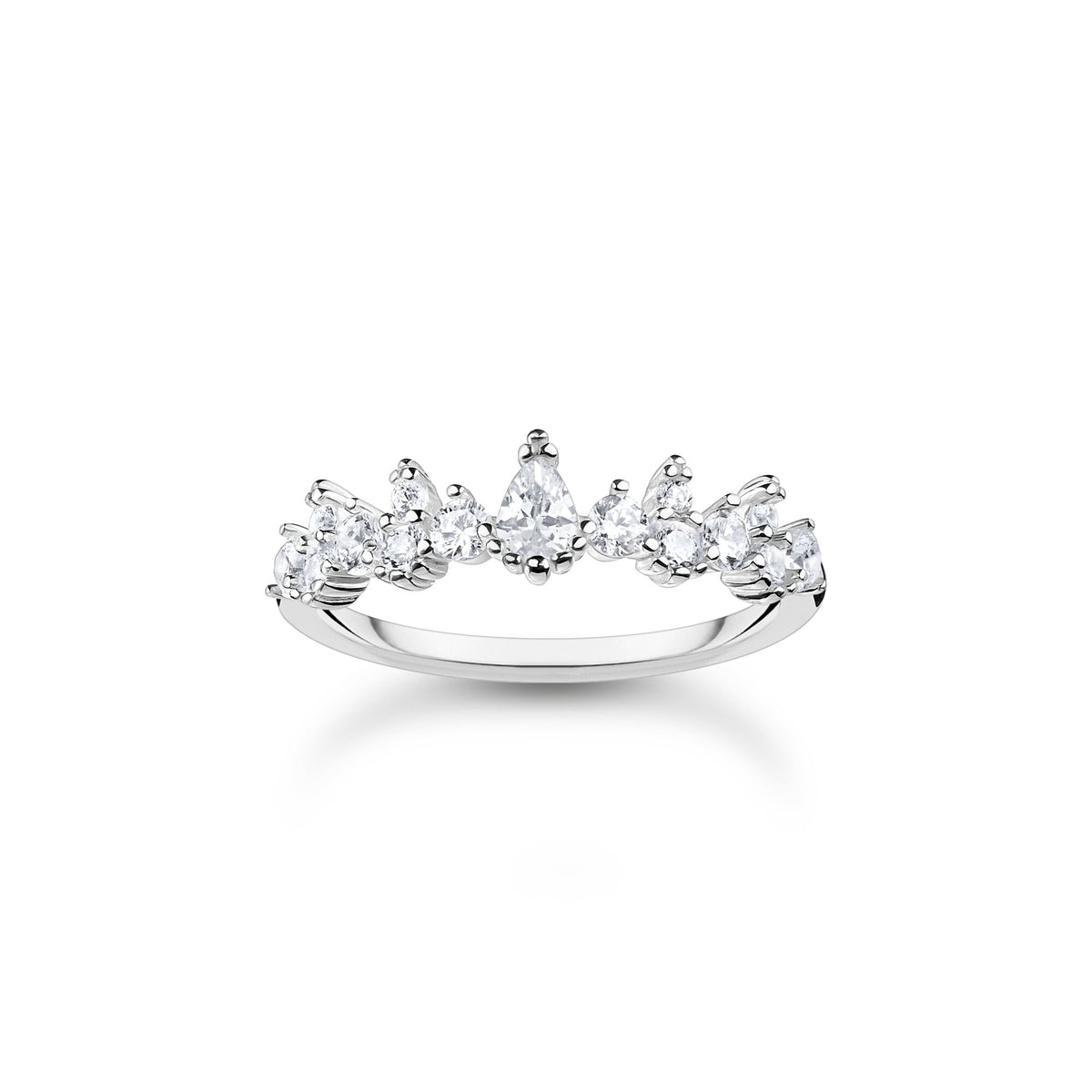 THOMAS SABO Ring ice crystals silver Rings Thomas Sabo 
