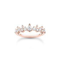 THOMAS SABO Ring ice crystals rose gold Rings Thomas Sabo 