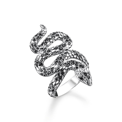 THOMAS SABO Ring blackened snake Rings Thomas Sabo 