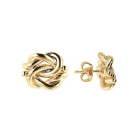 Bronzallure Knot Golden Earrings Earring Bronzallure 