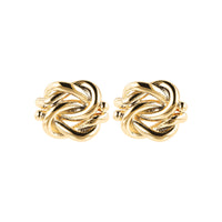 Bronzallure Knot Golden Earrings Earring Bronzallure 