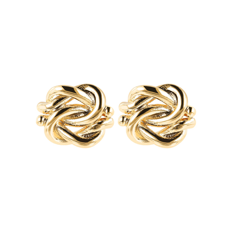 Bronzallure Knot Golden Earrings Earring Bronzallure 