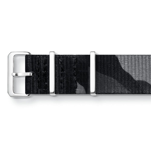 Thomas Sabo Watch Band "Code TS Nato Black Camouflage" Watches Thomas Sabo 