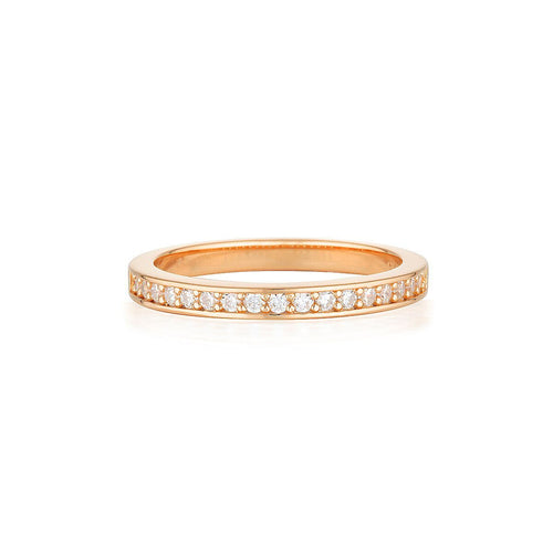 STELLAR LIGHTS ROSE GOLD EOS RING Bevilles Jewellers 