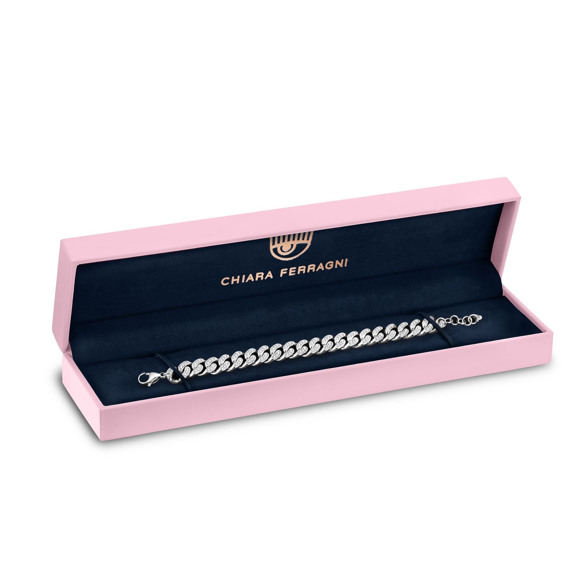 Chiara Ferragni Chain Collection Full Pave Bracelet Bevilles Jewellers 