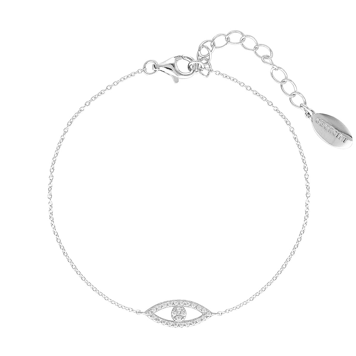 Georgini Rock Star Evil Eye Silver Bracelet Georgini 