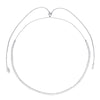 GEORGINI ICONIC BRIDAL VERA NECKLACE SILVER Bevilles Jewellers 