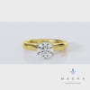 Meera 1.00ct Laboratory Grown Solitaire Diamond Ring in 18ct Yellow Gold