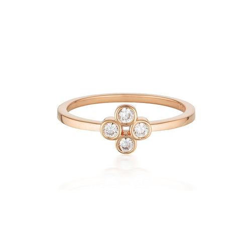 STELLAR LIGHTS ROSE GOLD TWINKLE RING Bevilles Jewellers 