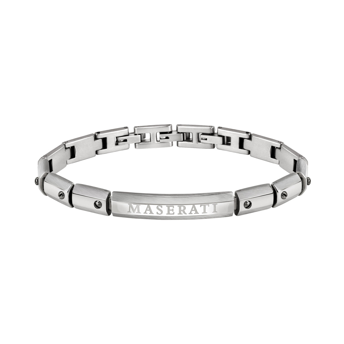 Maserati Jewels Men's Silver Bracelet Bevilles Jewellers 