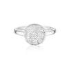 Georgini - Mosaic Disc Sterling Silver Cubic Zirconia Ring Bevilles Jewellers 6 
