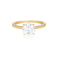 GEORGINI ICONIC BRIDAL FRANCESCA RING GOLD Bevilles Jewellers 