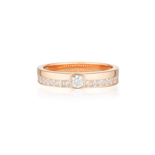 STELLAR LIGHTS ROSE GOLD ORION RING Bevilles Jewellers 