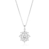 GEORGINI ICONIC BRIDAL ELOISE PENDANT SILVER Bevilles Jewellers 