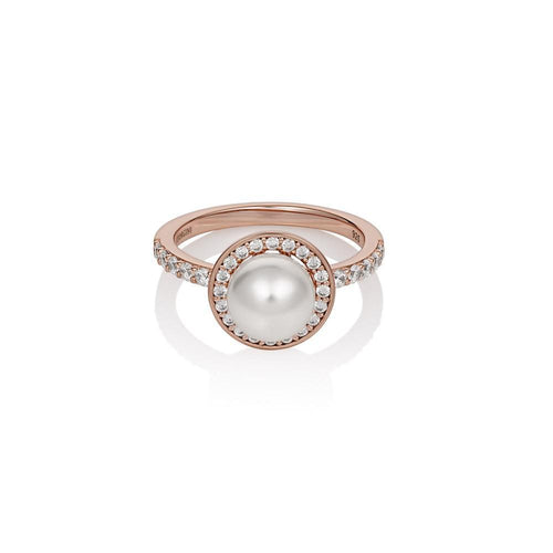 GEORGINI HEIRLOOM ALWAYS RING ROSE GOLD Bevilles Jewellers 