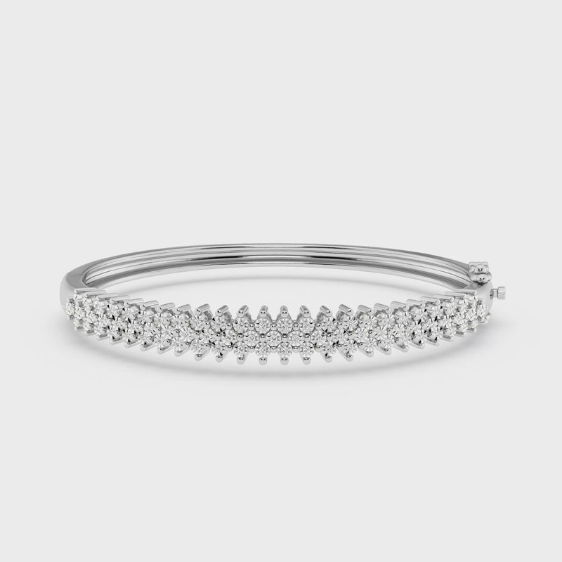 Sterling Silver 0.40ct Diamond Dress Bangle