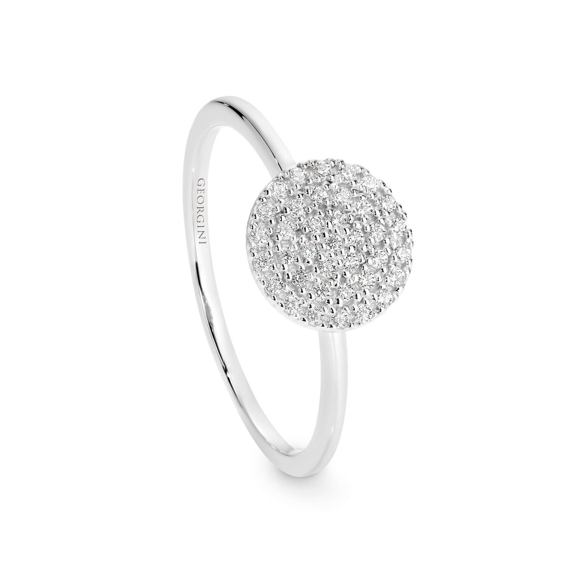PAVO RHODIUM RING Bevilles Jewellers 