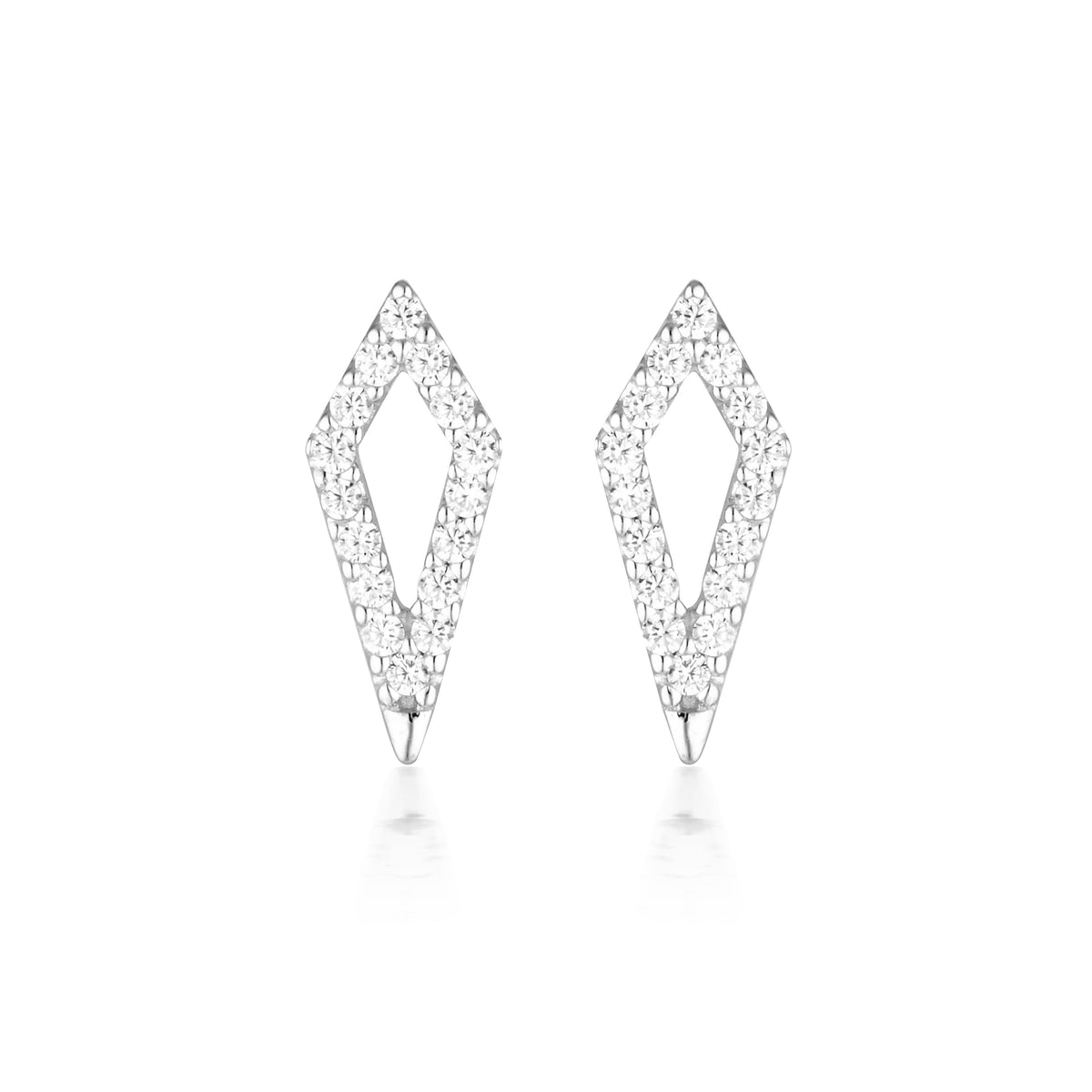 GEORGINI ROCK STAR KITE SILVER EARRINGS Georgini 