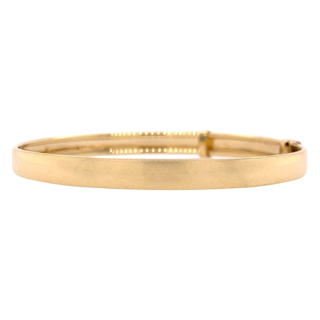 Children's 9ct Yellow Gold Adjustable Bangle Bracelets Bevilles 