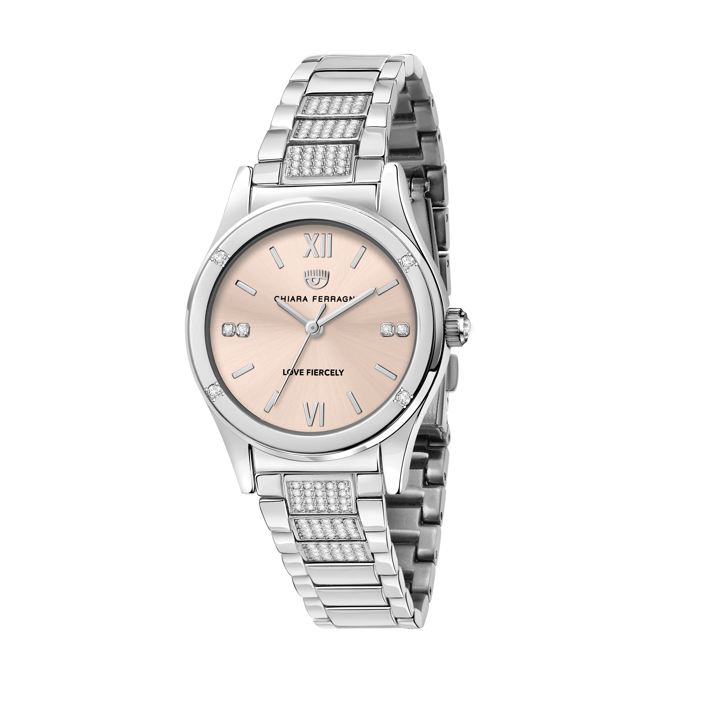 Chiara Ferragni Contamporary Silver Rose 32mm Watch Bevilles Jewellers 