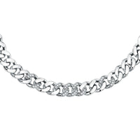 Chiara Ferragni Chain Collection Big Chain White Stone Necklace Bevilles Jewellers 