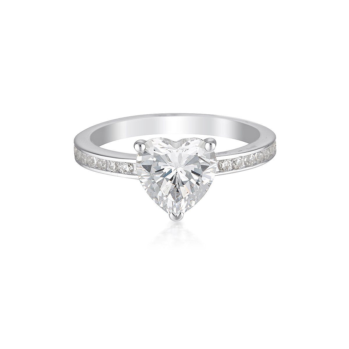 Georgini Aurora First Blush Ring Silver Bevilles Jewellers 5 