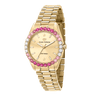 Chiara Ferragni Everyday Pink Zircon 34mm Gold Watch Bevilles Jewellers 