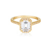 GEORGINI ICONIC BRIDAL VIOLET RING GOLD Bevilles Jewellers 