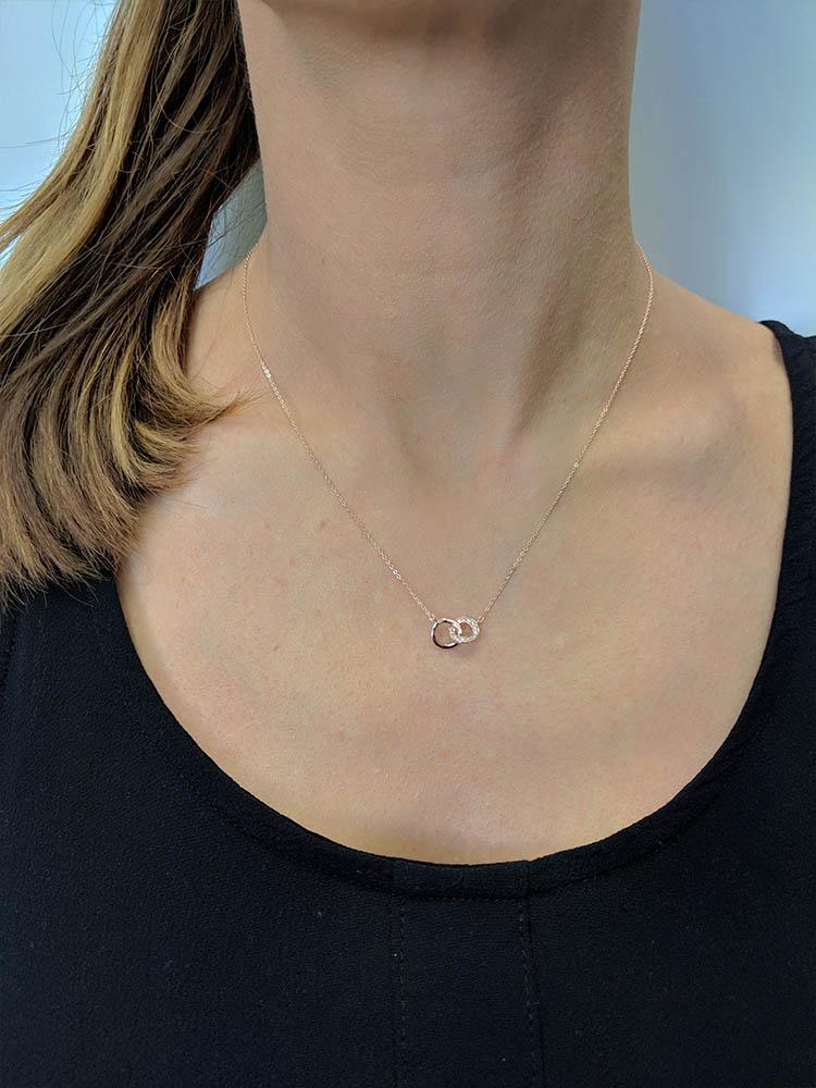 LYNX ROSE GOLD PENDANT Bevilles Jewellers 
