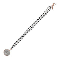 Bronzallure Lira with Bee Bracelet Black Spinel Bracelets Bronzallure 