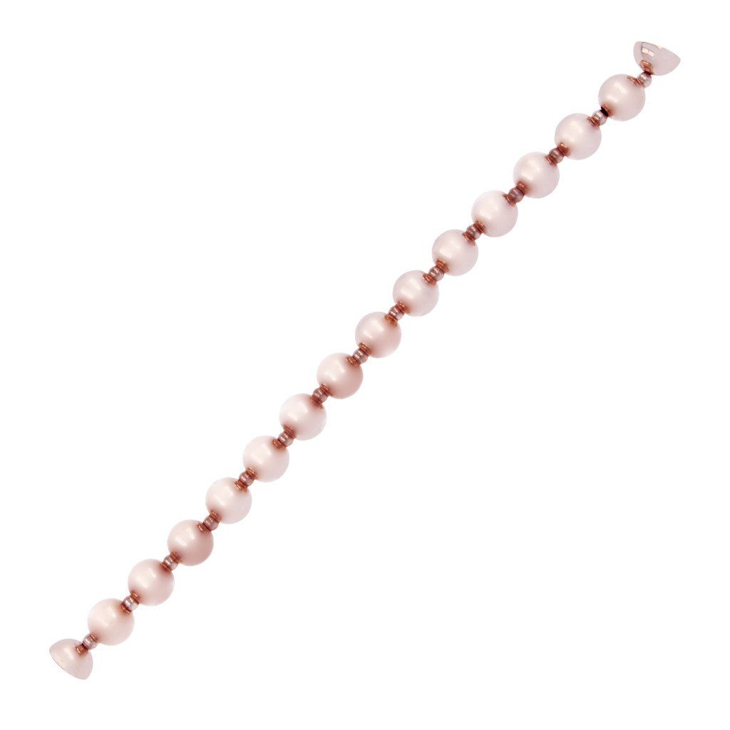 Bronzallure Beaded Chain Bracelet Bracelets Bronzallure 