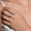 GEORGINI ICONIC BRIDAL VIOLET RING SILVER Bevilles Jewellers 7 