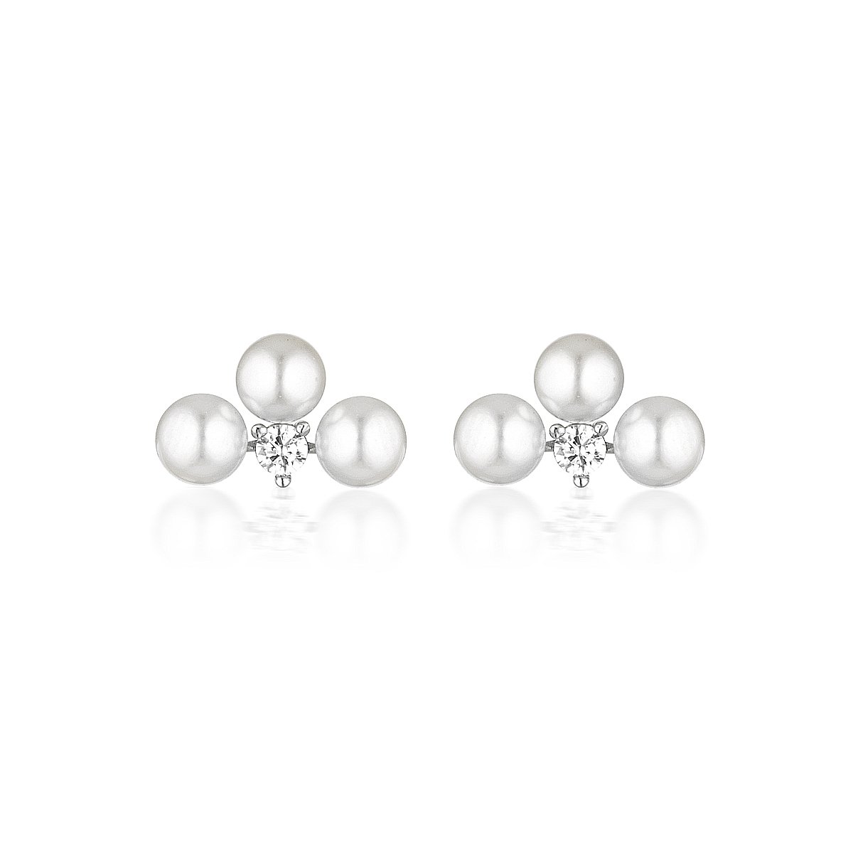 GEORGINI NOEL NIGHTS HOLLY EARRINGS SILVER Bevilles Jewellers 