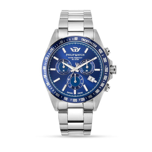 Philip Caribe Men’s Swiss 42mm Chronograph Watches Philip Watch 