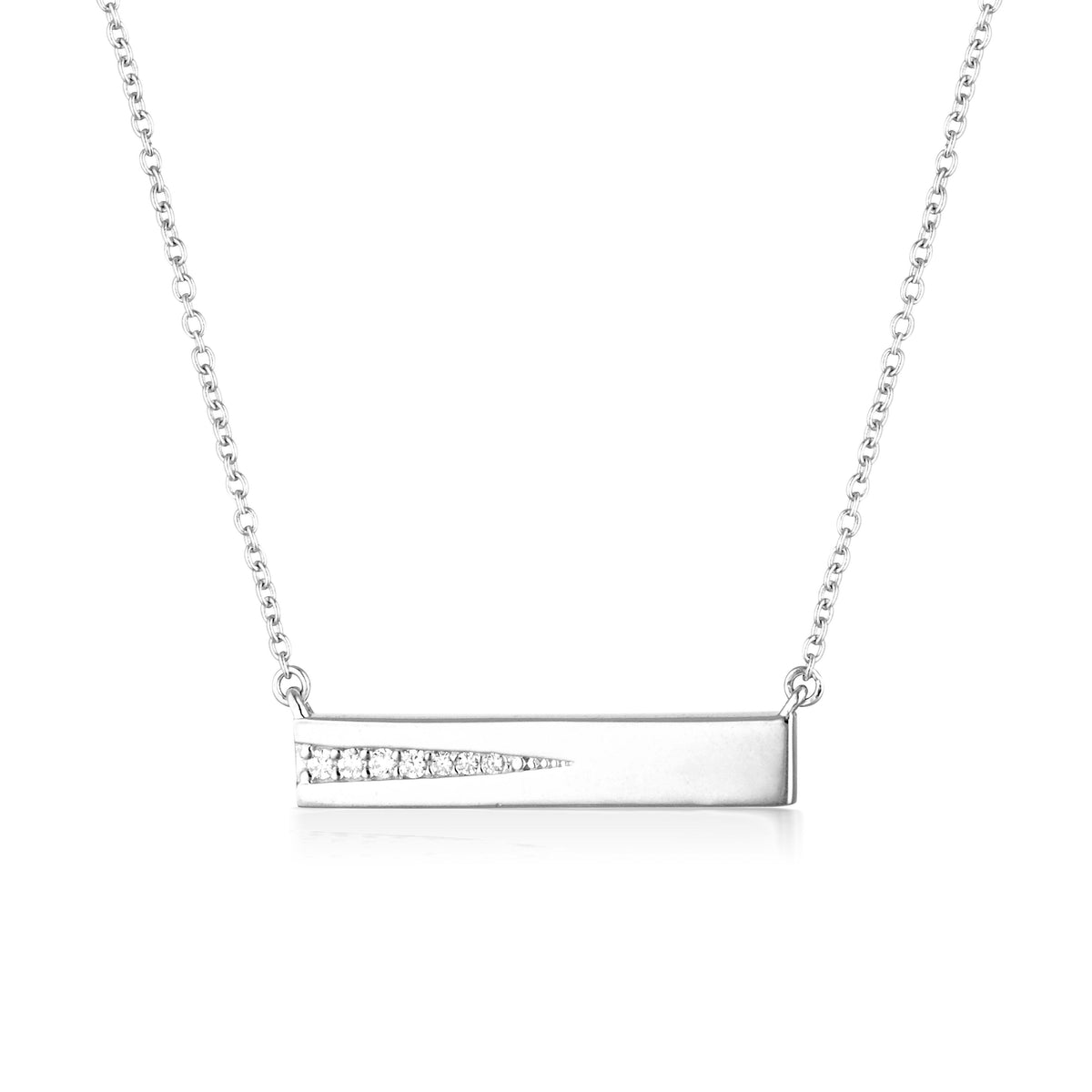 GEORGINI THE LAYERED EDIT GILDED PENDANT SILVER Bevilles Jewellers 
