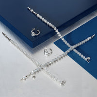 Chiara Ferragni Diamond Heart XL Stone Tennis Bracelet Bevilles Jewellers 