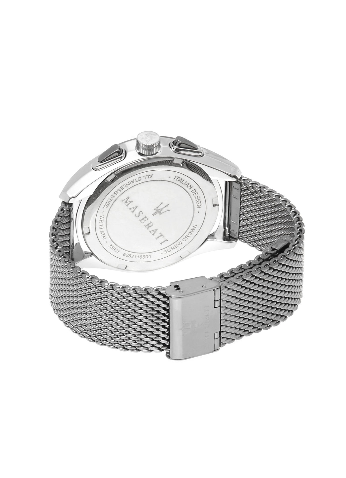 Maserati TRAGUARDO 45mm Stainless Steel Black Watch Watches Maserati 